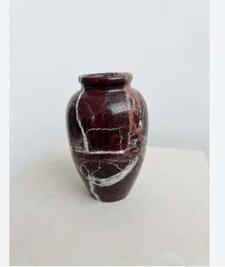 RMY Red Zebra Marble Planters,Red Zebra Marble Vases Crafts,Red zebra marble planters outdoor,Red... - image 1