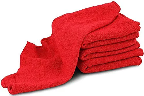 RMY Red Cotton Towel,RMY  100 Percent Cotton Towels,RMY Red Egyptian Cotton Towel,RMY Ring Spun C... - image 1