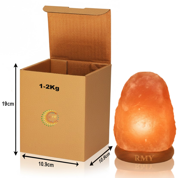 RMY Pink Salt Lamp 1-2kg (EU Pallet), RMY Himalayan Natural Rock salt lamps for room, Salt lamp b... - image 1