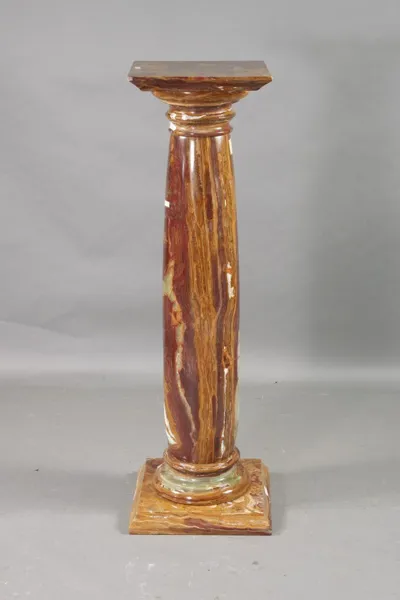 RMY Multi Brown Onyx Columns Handcarved Pillars, Onyx pedesdtal sinks multi brown onyx bathroom, ... - image 1