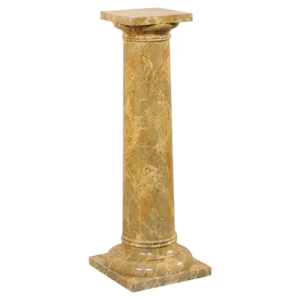RMY Sahara Beige Marble Pedestals,Sahara Beige Marble Pedestals Collection,Marble Pedestals Stand... - image 1