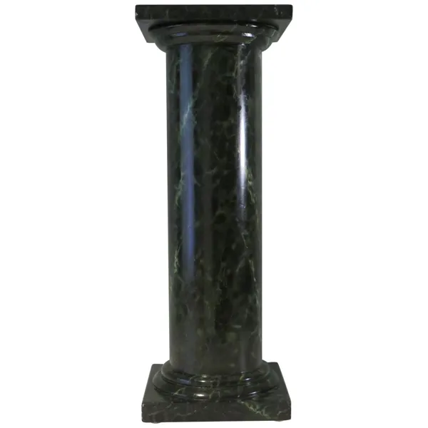 RMY Black Zebra Marble Pedestals,Black Zebra Marble Pedestals Collection,Zebra Black Marble - image 1