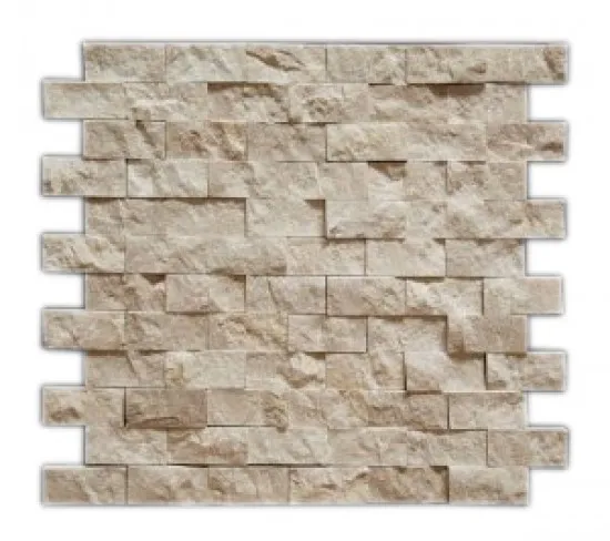 RMY Split Face Marble Mosaic Tiles,Split Face Mosaics,Split Face Carrara Marble Mosaic Tiles,Whit... - image 1