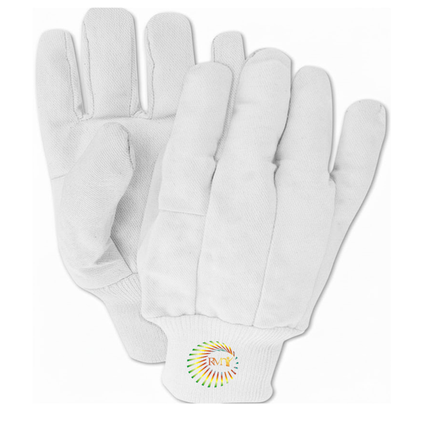 White Cotton Chore Gloves , Reusable for Home, Farm and Workshop | Daily Chores and Cleaning . - image 1
