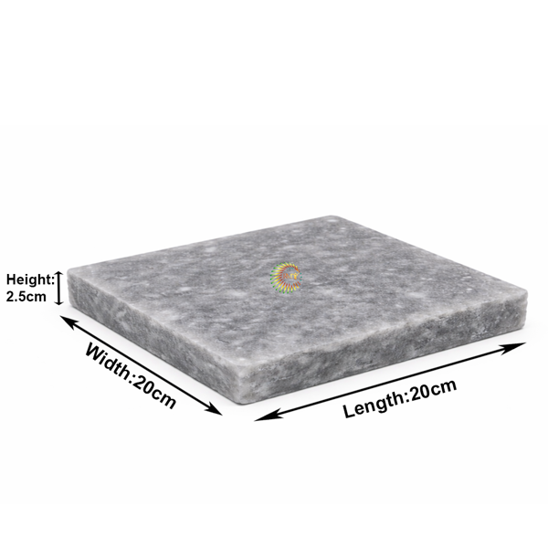 RMY Premium Grey Himalayan Salt Tiles 20x20X2.5cm(Eu Pallet),Premium Grey Himalayan Salt Tiles fo... - image 1