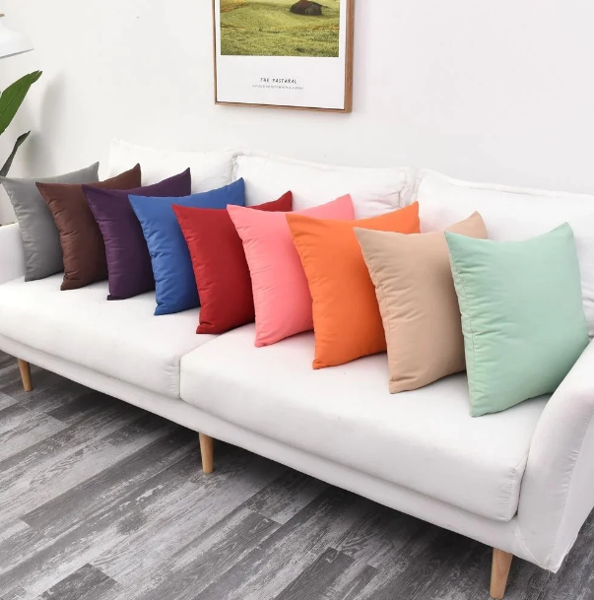 RMY Sofa Pillow Covers,Printed Pillow Covers,Cotton Embroidery Pillow Covers,Cotton Hand-loom Pil... - image 1
