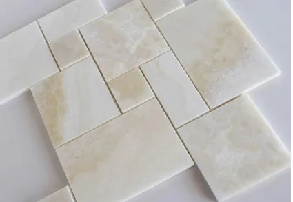 RMY White  Onyx  Cross  Cut  12X12 Polished  Field Tile,Premium White Onyx Cross-Cut 2 X 4 Polish... - image 1