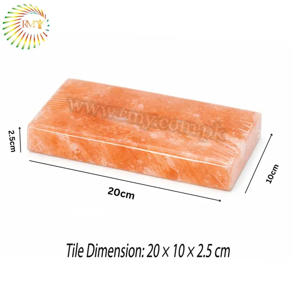 RMY Himalayan Pink Salt Tiles 20x10x2.5cm (Eu Pallet)– Natural Crystal Salt Blocks for Sauna, Spa... - image 1