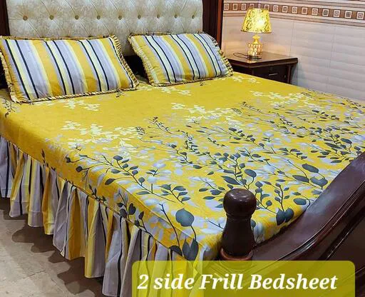 RMY Double Bed printed Bed Sheets,cooling bed sheets, full size bed sheets, target bed sheets, be... - image 1