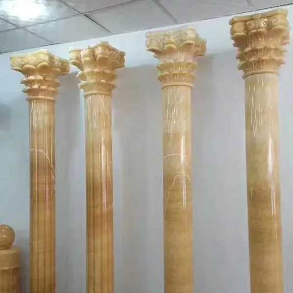 RMY Honey Onyx Columns Handcarved Pillars from Pakistan,Honey Onyx Column,Beautiful, Elegant, and... - image 1