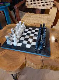 RMY Marble Chess Table,Chess Board Marble,Marble Chess for Sale in Pakistan,Marble Onyx Chess Set... - image 1