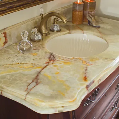 RMY Backlit Onyx Bathroom Vanity Tops &amp; Sinks, Onyx Vanity Tops &amp; Basins,Onyx Vanity Tops... - image 1