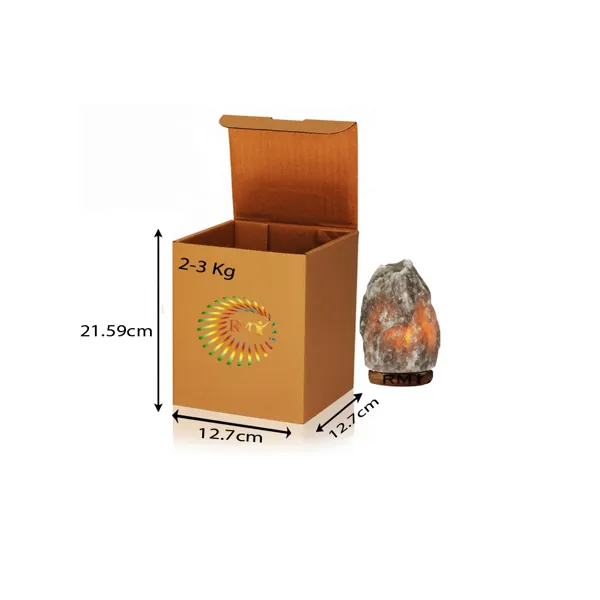 RMY Natural Grey Himalayan Salt Lamp  2-3kg (EU Pallet)| Hand-Carved Crystal Stone  Grey Himalaya... - image 1