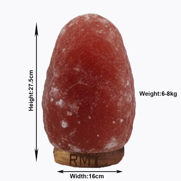 RMY Natural Red Himalayan Salt Lamp 6-8kg (Wooden Box) Premium Quality Crystal Stone  Handcrafted... - image 1
