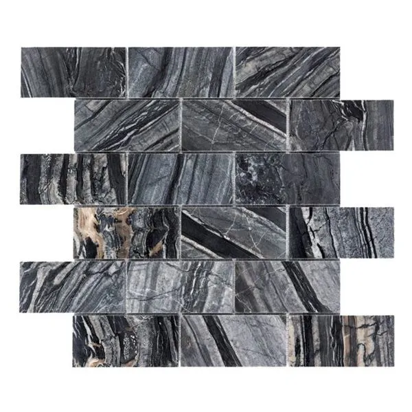 RMY Black Zebra Marble Mosaic Tiles,Black Zebra Marble Tiles,Black zebra marble price in Pakistan... - image 1
