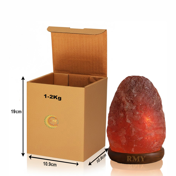 RMY Authentic Red Himalayan Salt Lamp 1-2kg(EU Pallet)– Natural Crystal Rock with Warm Glow,Pure ... - image 1