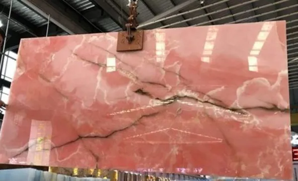 RMY Afghan Pink Onyx Slabs from Pakistan , Afghan Pink Onyx
