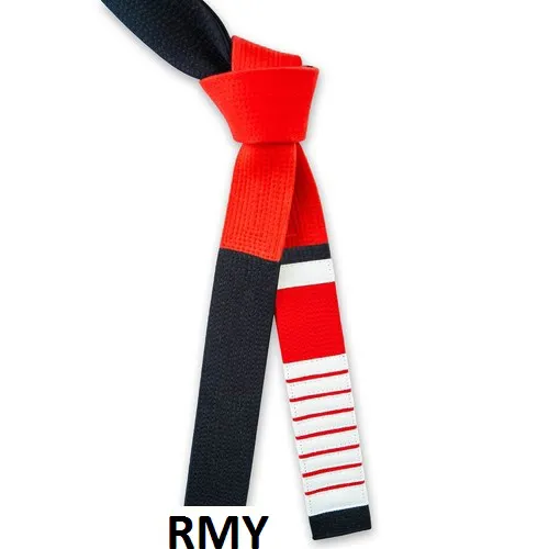 RMY Jiu-Jitsu Black/Red Coral Belts,RMY BJJ Black/Red Coral Belts for Beginners and Professionals - image 1