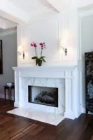 RMY White Marble Fireplace ,Marble Fireplaces & Marble Fire Surrounds,Small Marble Fireplace - image 3