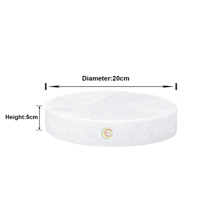 RMY Crystal Round White Salt Tiles 20x20x5cm(EU Pallet) – Premium Round White Salt Block – Natura... - image 2