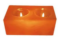 RMY HIMALAYAN RECTANGULAR SHAPE TWO HOLE SALT TEA LIGHT - image 3