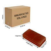 RMY Back Grooved Red Himalayan Salt Tiles 20x10x5cm(Eu Pallet) – Professional Spa Wall System  In... - image 2