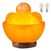 RMY Himalayan Salt Lamp Bowl with Crystal Balls – Natural Air Purifier and Healing Home Décor Light. - image 2
