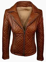 RMY Shane Brown Leather Bomber Jacket, RMY Beltless Brown Cow-Hide Leather Fashion Jacket, RMY Cl... - image 3