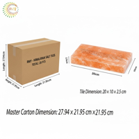 RMY Himalayan Pink Salt Tiles 20x10x2.5cm (Eu Pallet)– Natural Crystal Salt Blocks for Sauna, Spa... - image 2