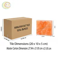 RMY Authentic Pink Himalayan Salt Tiles 20x20X5cm (Eu Pallet),Natural Pink Himalayan Salt Tiles –... - image 2