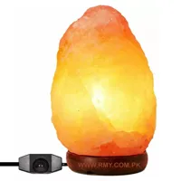 RMY 18-20kg Himalayan Salt Lamps, British Style Electric Plug Natural Healing Benefits and Home D... - image 3