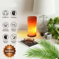 Pink Cylinder Salt Lamp 8″– Healing Glow and Stress Relief Lighting. - image 2