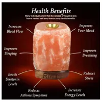 RMY Handcrafted Aroma Salt Lamp 6 Inch – Natural Air Purifier and Relaxing Home Décor. - image 3