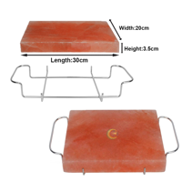 RMY BBQ Grilling Slab 30x20x3.5cm(Eu Pallet) – Premium Himalayan Salt Cooking Tile– Natural Miner... - image 2