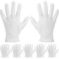 RMY White Cotton Gloves Large for Moisturizing Dry Hands,RMY White Cotton Marching Band Parade Gl... - image 2