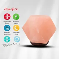 Pink Diamond Salt Lamps 6″ Transform Your Home with Natural Healing Energy, Luxury Glow, an... - image 3