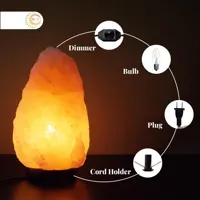 Pink Salt Lamps 8-10kg Effective and Edible , Ideal Lamp for Yoga , Meditation and Relaxation - image 3