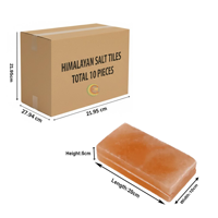 RMY Premium Grooving Pink Salt Tiles 20x10x5cm (Eu Pallet)–Premium Grooving Salt Blocks – Himalay... - image 2