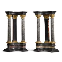 RMY Black & Gold Marble Columns,Black and Gold Marble Column from Pakistan,Black & Gold... - image 2