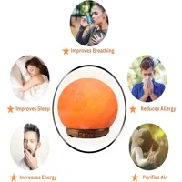 Pink Ball Salt Lamps | Handcrafted Himalayan Crystal Rock Salt | Natural Air Purifier, Stress Rel... - image 2