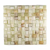 RMY Green Onyx 1″ Tumbled Square Mosaic Tiles,Buy Wholesale Pakistan Onyx Tumbled Mosaic Ti... - image 3