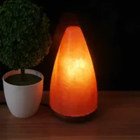 Pink Cone Salt Lamps 6″ Elegant Glow, Natural Air Purifier and Stress Reliever for Your Home. - image 3