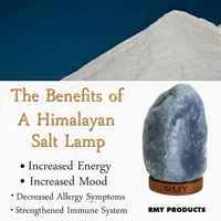 Persian Blue Natural Salt Lamps 18-20Kg ,Helps Relieve Stress, Anxiety Naturally ,Reduce Allergy ... - image 3