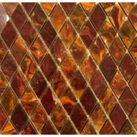 Multi Red Onyx Mosaic Tiles Collection,Red Onyx Mosaic Tile,Red Onyx 1″ Polished Square Mos... - image 2