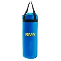 RMY Boxing Punching Heavy Bag (Soft Filled) Black, RMY Large Original Leather Boxing Punching Hea... - image 3