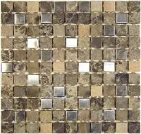 RMY Black & Gold Marble Mosaic Tiles,Black Gold Marble Mosaic Tile from Pakistan,All About M... - image 3