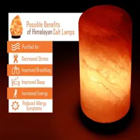 Pink Cylinder Salt Lamps – 6″ Natural Air Purifier and Relaxing Home Décor. - image 2