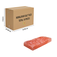 RMY Himalayan Pink Salt Tile One Side Natural 20x10x5cm(Eu Pallet)– Food Grade Cooking and Grilli... - image 2