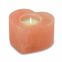 RMY Heart Tea Light Candle Holder,Heart Candle Holders,Himalayan Salt Candle Holder Heart Shaped - image 3