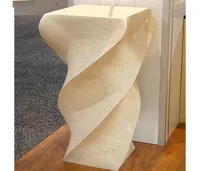 RMY Marble Beige Pedestals Sinks,All Marble Pedestal Sinks Colors & Shapes,Marble Pedestals ... - image 2